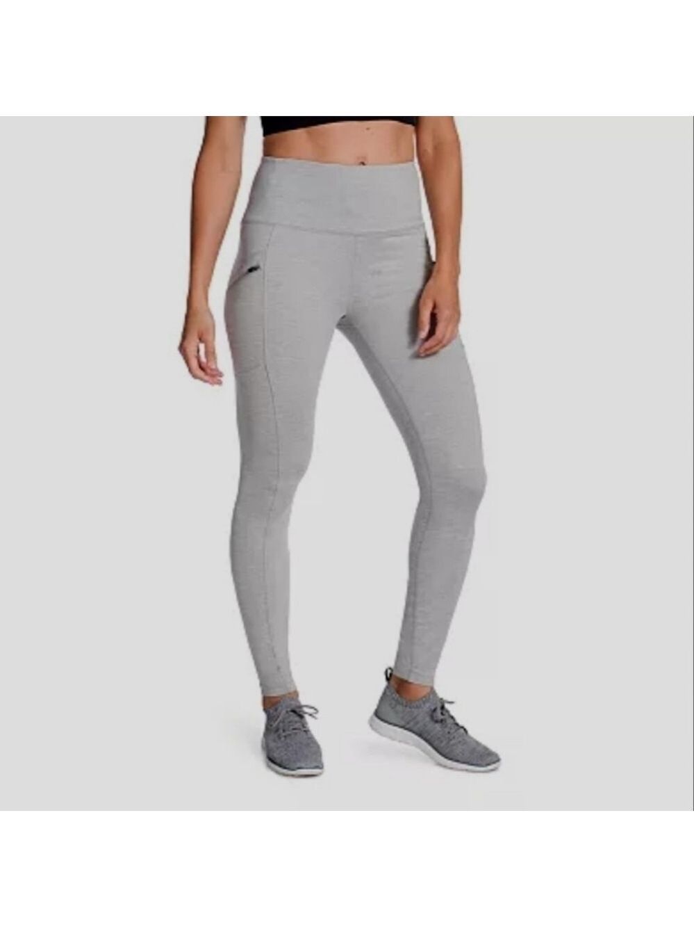 Eddie Bauer Motion Alpine High Rise Leggings Stone Grey Size Small NWT